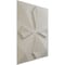 Ekena Millwork 19 5/8in. W x 19 5/8in. H Nikki EnduraWall Decorative 3D Wall Panel Covers 2.67 Sq. Ft. WP20X20NKGBW - alternate 6